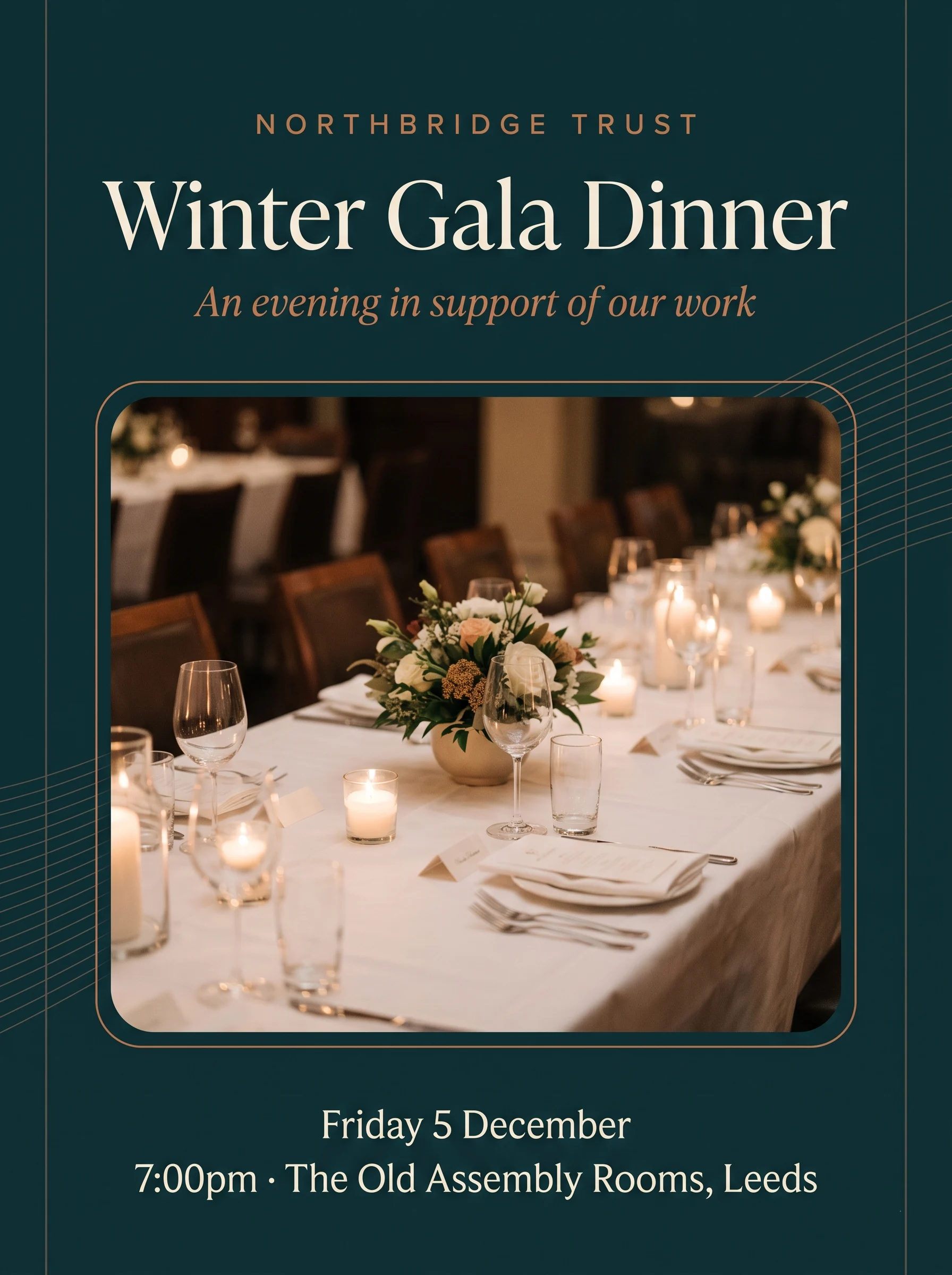 Gala dinner event